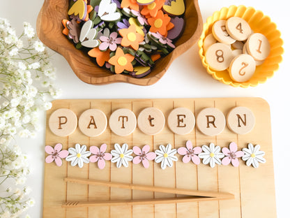 Spring-themed Math Counters set of 10