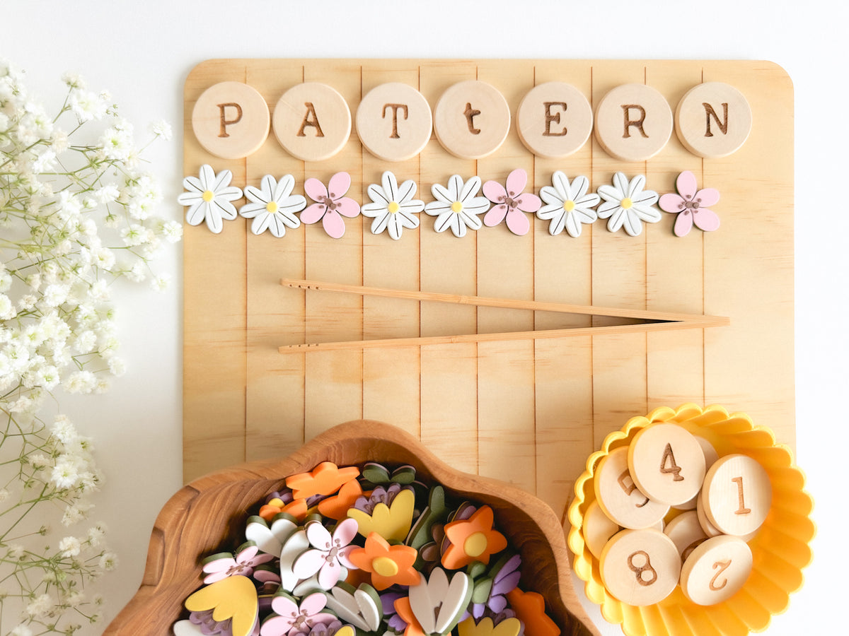 Spring-themed Math Counters set of 10 β NatureBasedToys