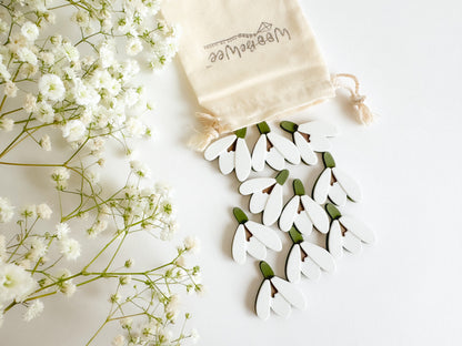 Spring-themed Math Counters set of 10