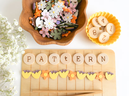 Spring-themed Math Counters set of 10