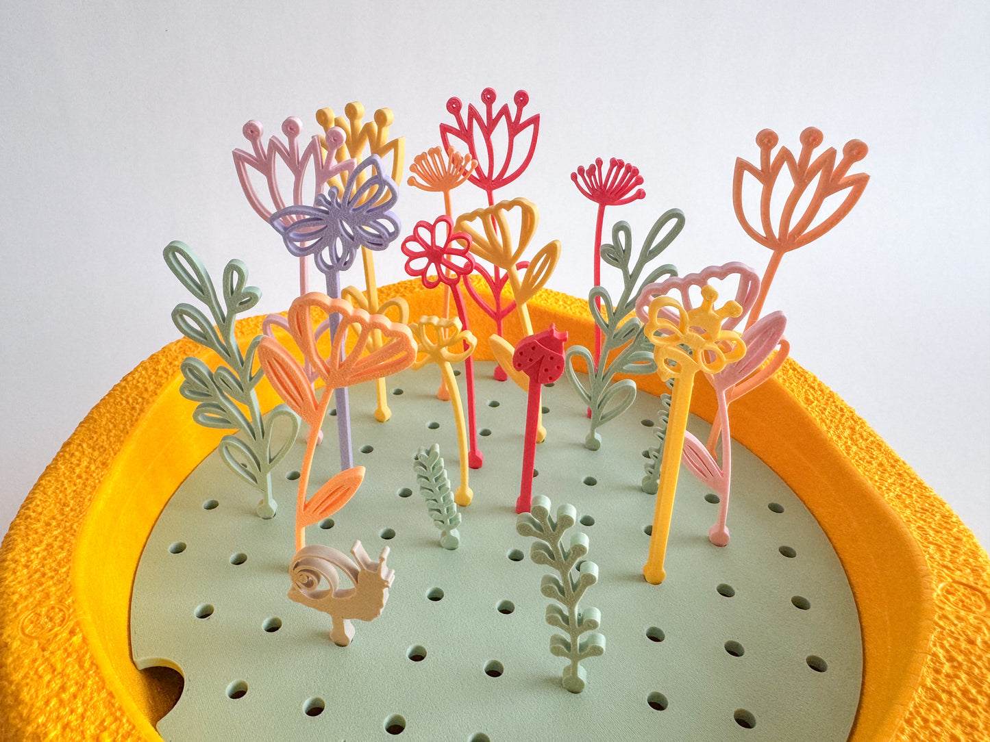 3D-printed Inserts for Stapelstein Stepping Stones by WooBeWee
