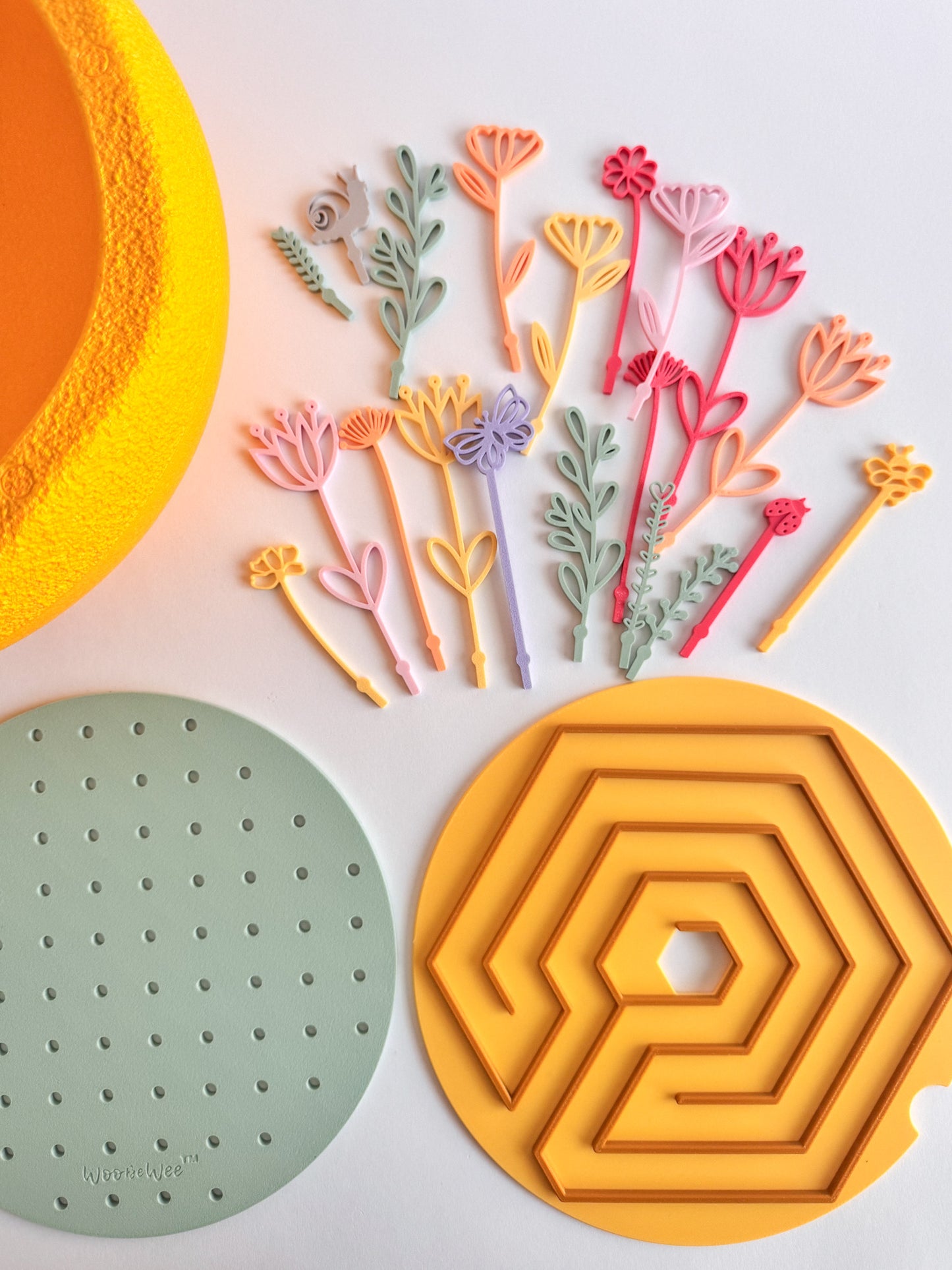 3D-printed Inserts for Stapelstein Stepping Stones by WooBeWee