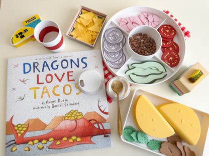 Little Chef’s Taco Bar, Sensory Play Collection, 3D-Printed Pretend Play Set