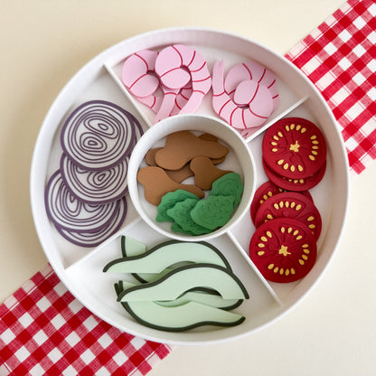 Little Chef’s Taco Bar, Sensory Play Collection, 3D-Printed Pretend Play Set