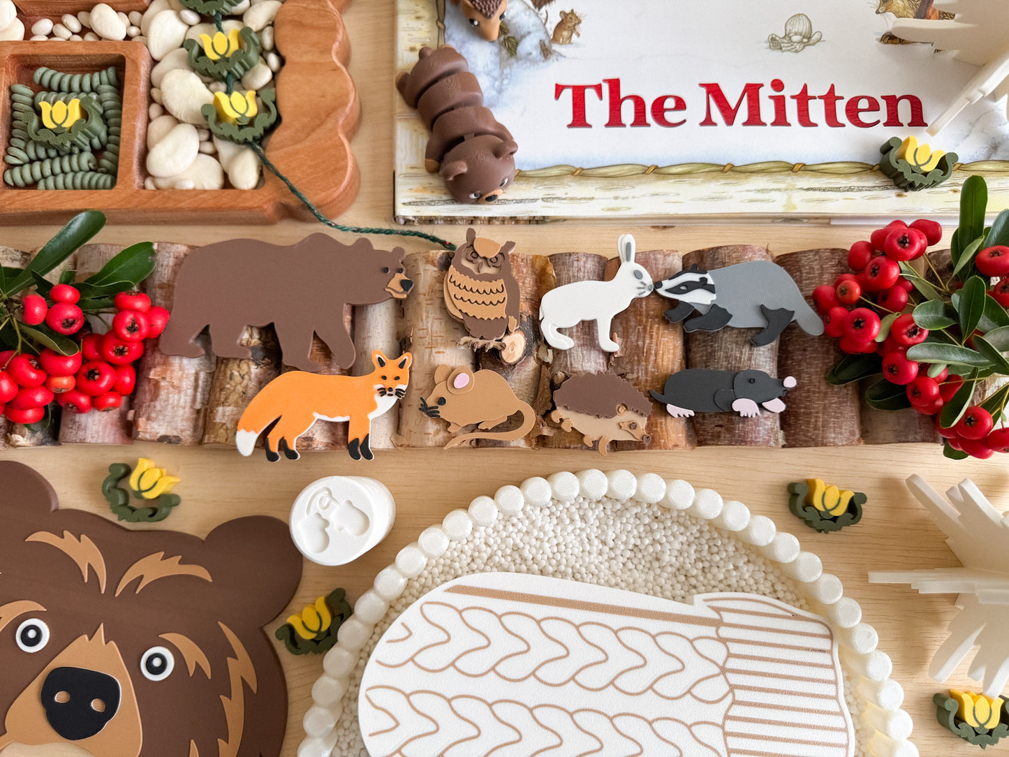 The Mitten — Storytelling and Sensory Play Set by WooBeWee