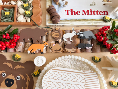 The Mitten — Storytelling and Sensory Play Set by WooBeWee