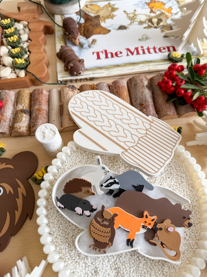 The Mitten — Storytelling and Sensory Play Set by WooBeWee