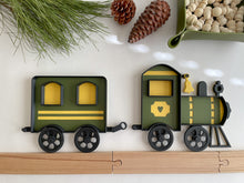 Load image into Gallery viewer, Train Bio Sensory Tray with movable wheels
