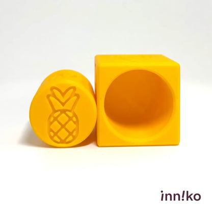Tropical Fruits 2-in-1 Cube with Roller – A Twist on Classic Dough Play - by inniko