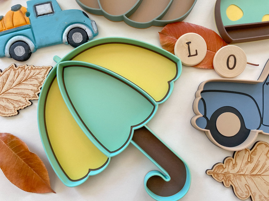Umbrella Bio Tray for Sensory Play