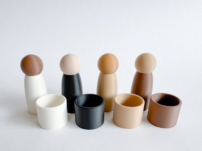 Unity Peg Dolls and Mini Bowl Collection by WooBeWee™