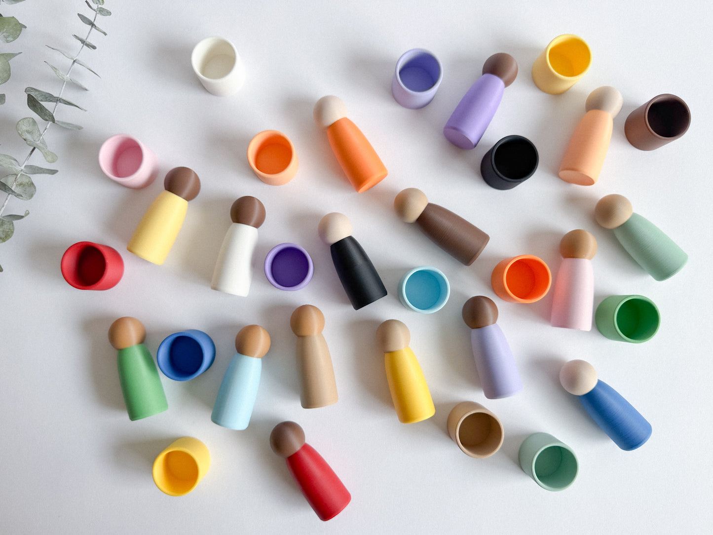 Unity Peg Dolls and Mini Bowl Collection by WooBeWee™