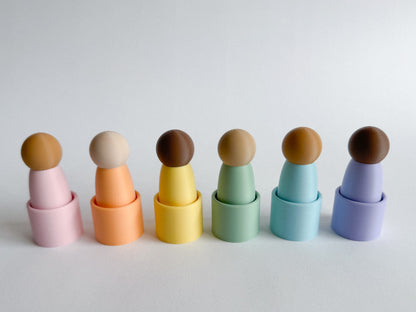 Unity Peg Dolls and Mini Bowl Collection by WooBeWee™