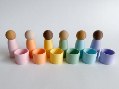 Unity Peg Dolls and Mini Bowl Collection by WooBeWee™