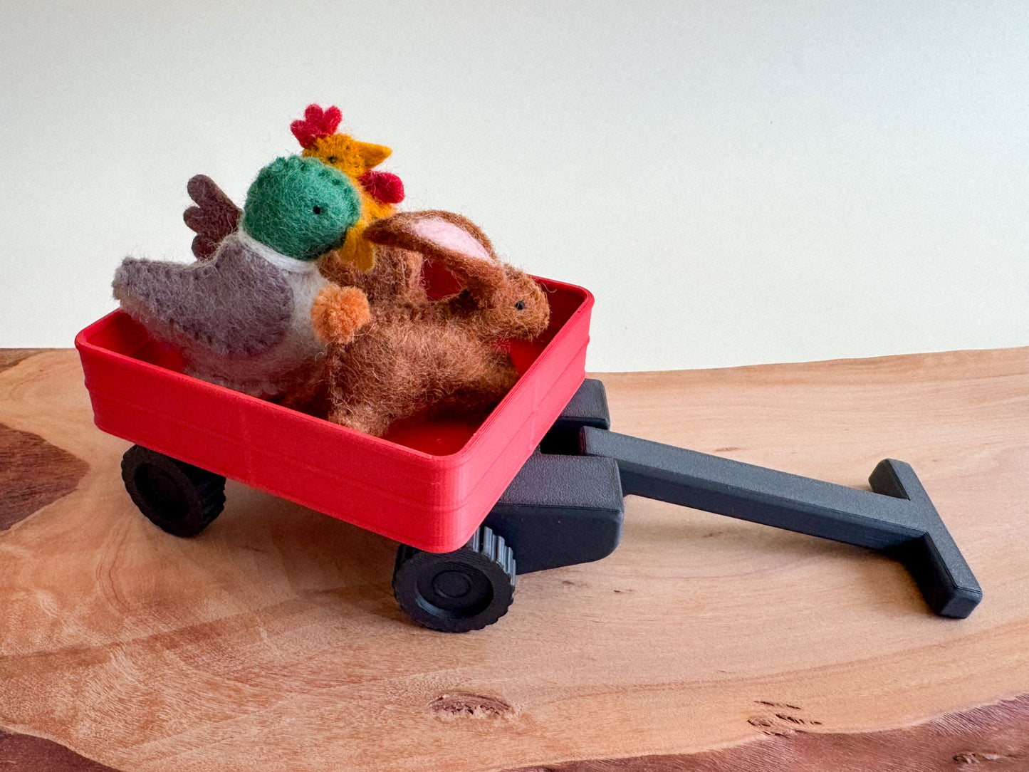 Play & Pull 3D-Printed Wagon – Sensory Play Accessory