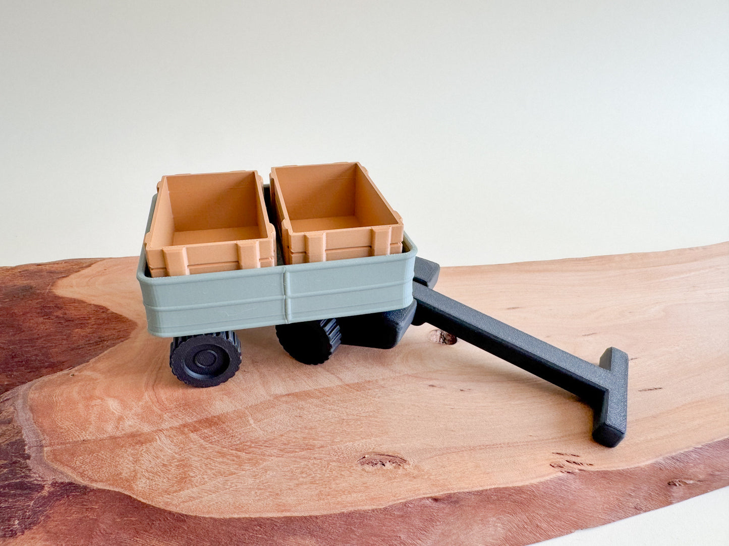 Play & Pull 3D-Printed Wagon – Sensory Play Accessory