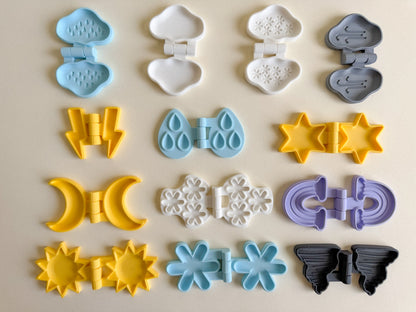 Weather Forecast Mini Molds in set or individual
