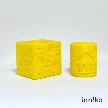 Weather-themed 2-in-1 Cube with Roller – A Twist on Classic Dough Play - by inniko