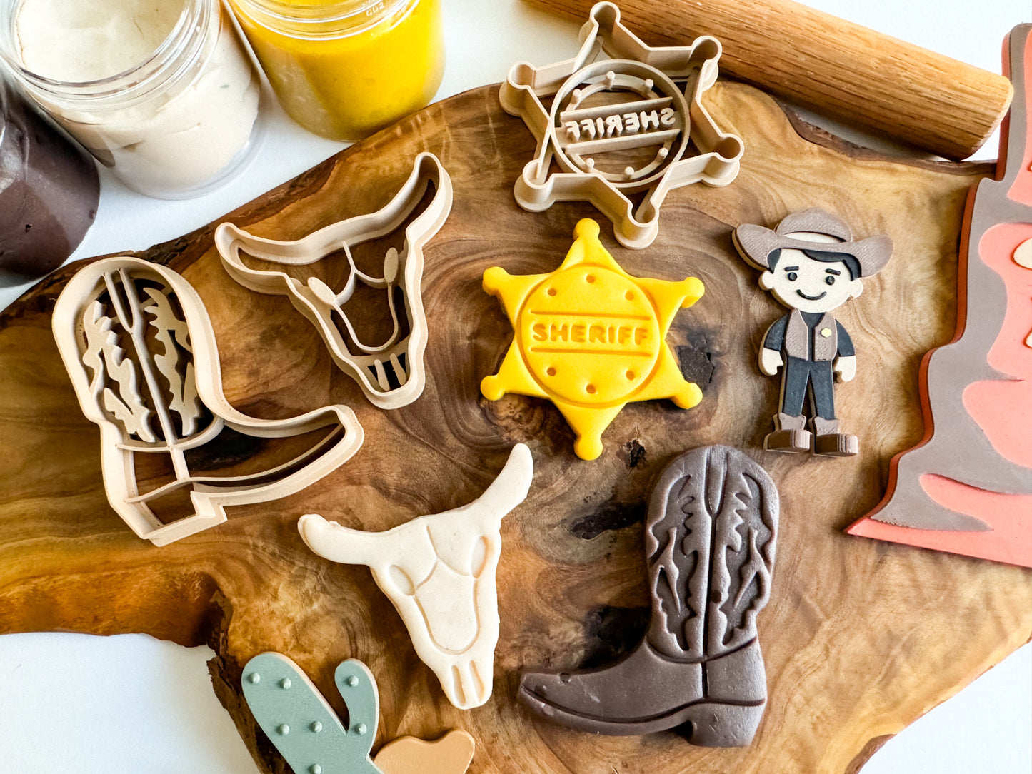 Mini Western Bio Dough Cutter set of 3