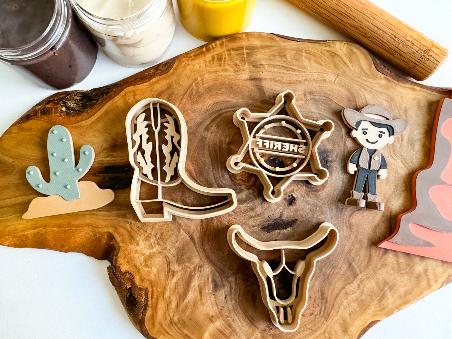 Mini Western Bio Dough Cutter set of 3