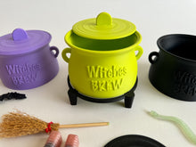 Load image into Gallery viewer, Witches Brew Cauldron with stand

