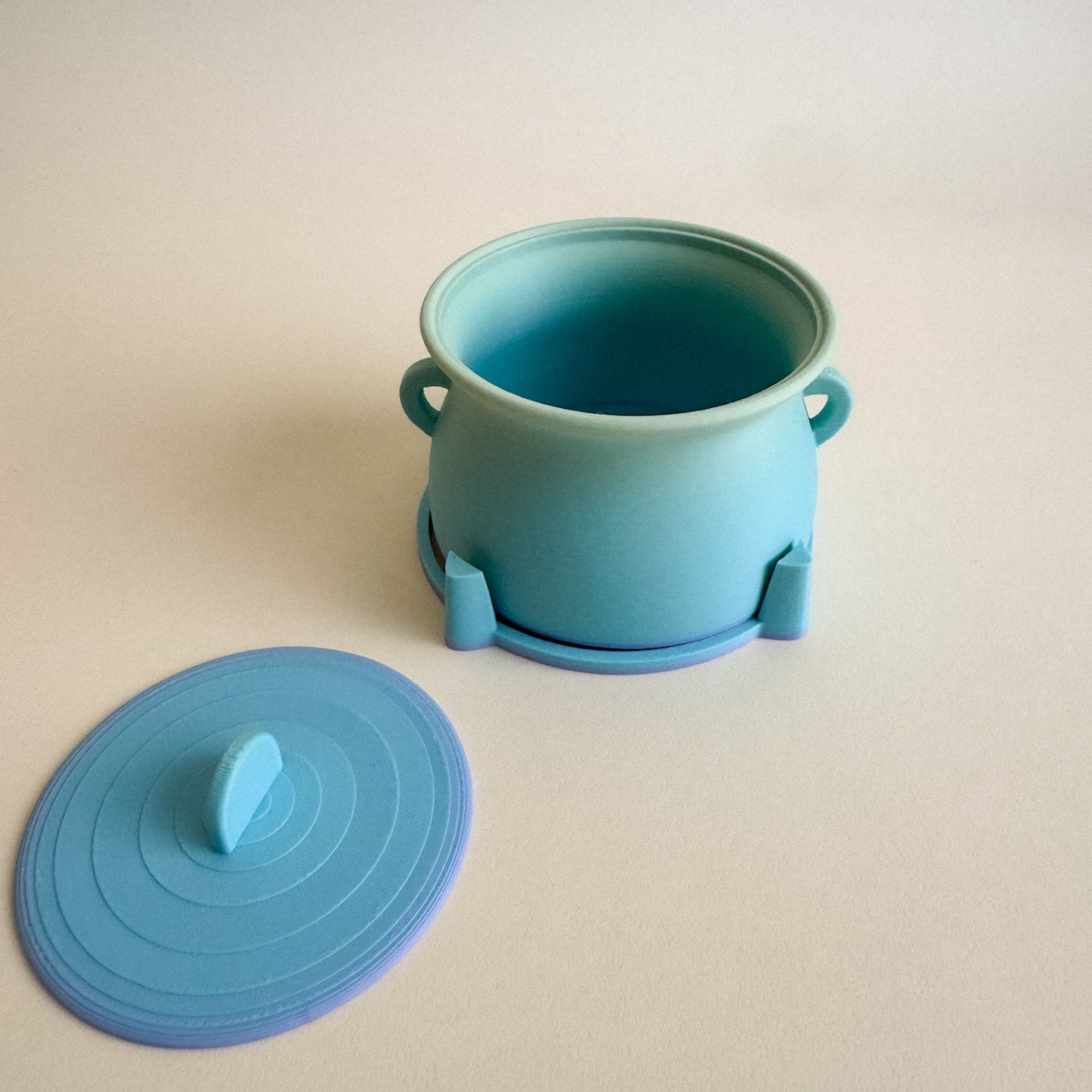 NEW Colors Witches Cauldron with stand, 3D-printed by WooBeWee™