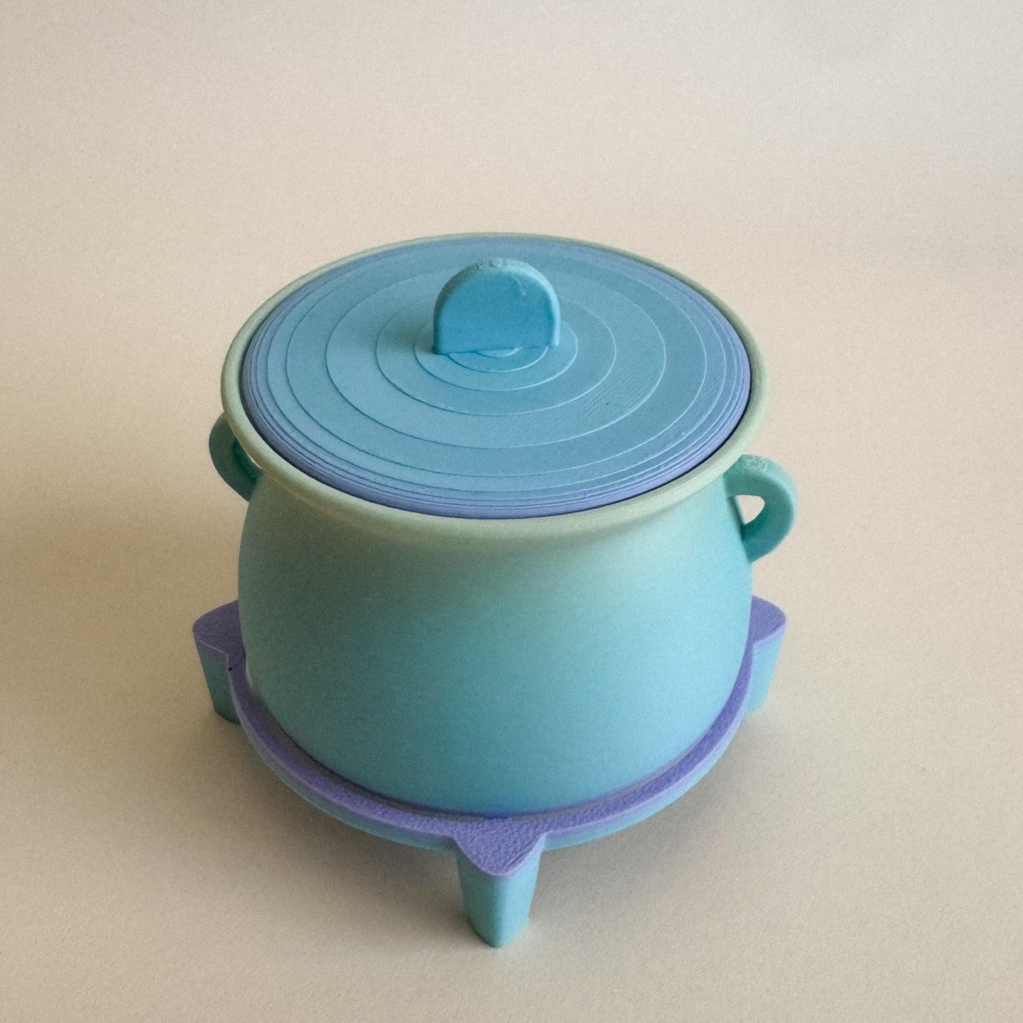 NEW Colors Witches Cauldron with stand, 3D-printed by WooBeWee™
