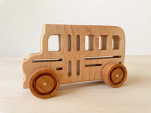 Load image into Gallery viewer, Nature Based Toys, Handmade, Daddy&#39;s Treasures, Wooden Tractor, Wooden Toy, Wooden toys, Wooden Tractor with trailer, Toy Tractor, Handmade, wooden gift, Natural wood toys, Wooden Tractor Toy with Trailer, Farm Vehicle Set, Toddler Push Toy, Montessori, Natural Toy Gift For Kid, Waldorf Toys, Baby Shower Birthday Gift, wooden airplane, airplane, school bus
