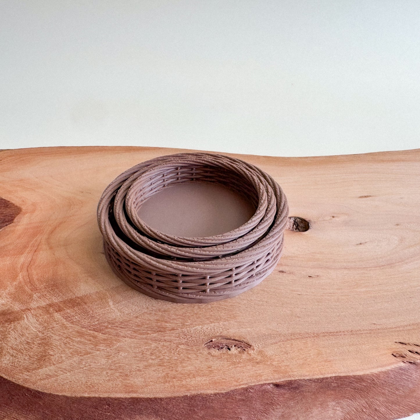 Mini 3D-Printed Woven Basket – Sensory Play Accessory