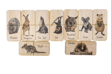 Load image into Gallery viewer, Australian Furry Themed Matching Puzzles - 18 Piece

