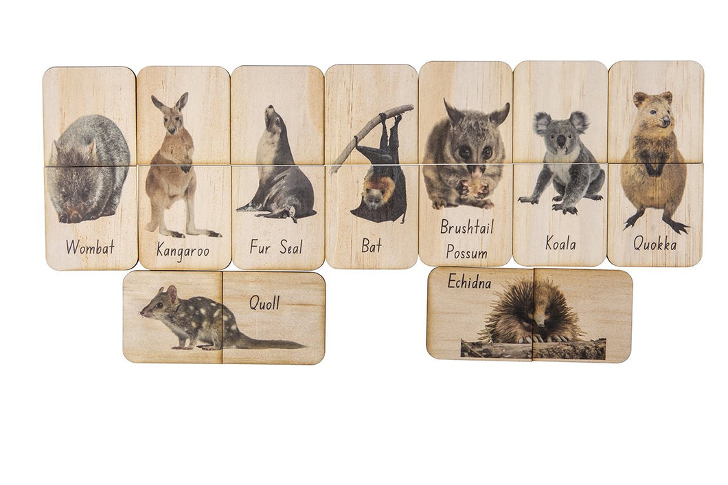 Australian Furry Themed Matching Puzzles - 18 Piece