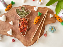 Load image into Gallery viewer, Carrot Bio Tray for Sensory Play
