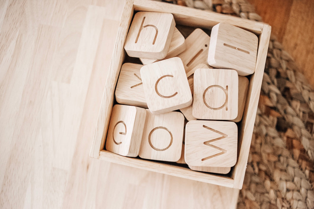 Word Building Kit - wooden letters