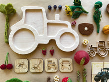 Load image into Gallery viewer, Tractor Wooden Sensory Tray
