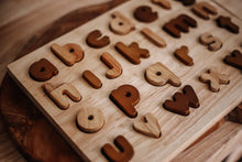 Load image into Gallery viewer, Natural Lowercase Alphabet puzzle
