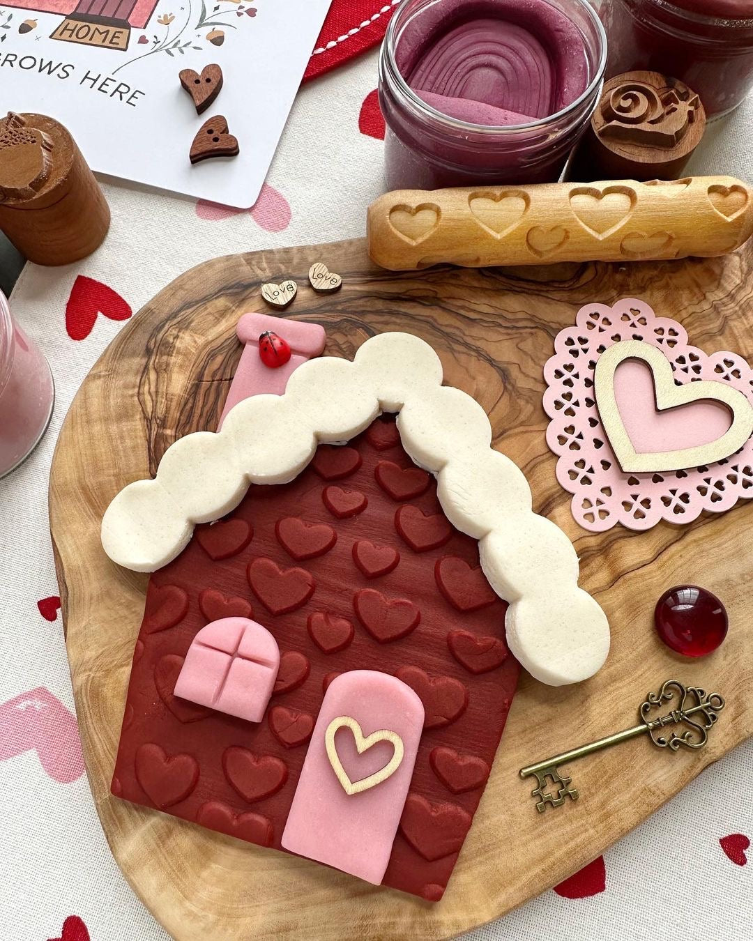 Build a Gingerbread House Bio Dough Cutter set of 6