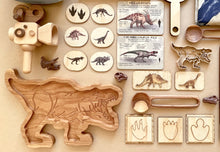 Load image into Gallery viewer, Tyrannosaurus Rex Wooden Sensory Tray
