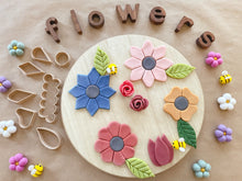 Load image into Gallery viewer, Build a Flower Bio Dough Cutter set of 7

