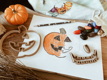 Build a Jack-O-Lantern Bio Dough Cutters set of 5