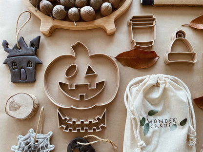 Build a Jack-O-Lantern Bio Dough Cutters set of 5