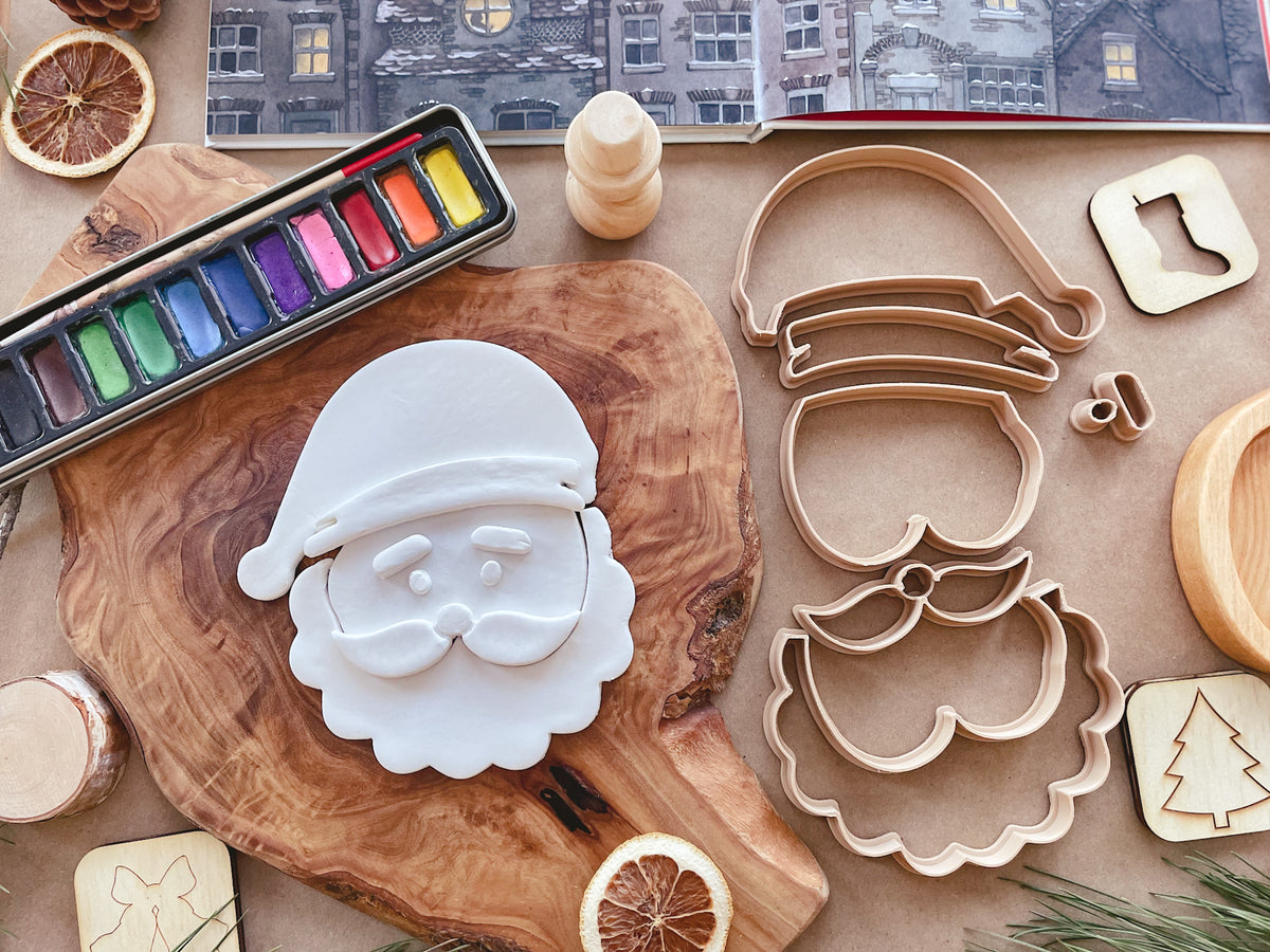 Build a Santa Claus Bio Dough Cutter set of 6