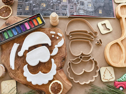 Build a Santa Claus Bio Dough Cutter set of 6