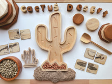 Load image into Gallery viewer, Cactus Sensory Tray - NEW design
