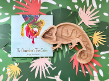 Load image into Gallery viewer, Chameleon Wooden Sensory Tray
