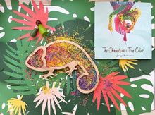 Load image into Gallery viewer, Chameleon Wooden Sensory Tray

