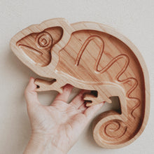 Load image into Gallery viewer, Chameleon Wooden Sensory Tray
