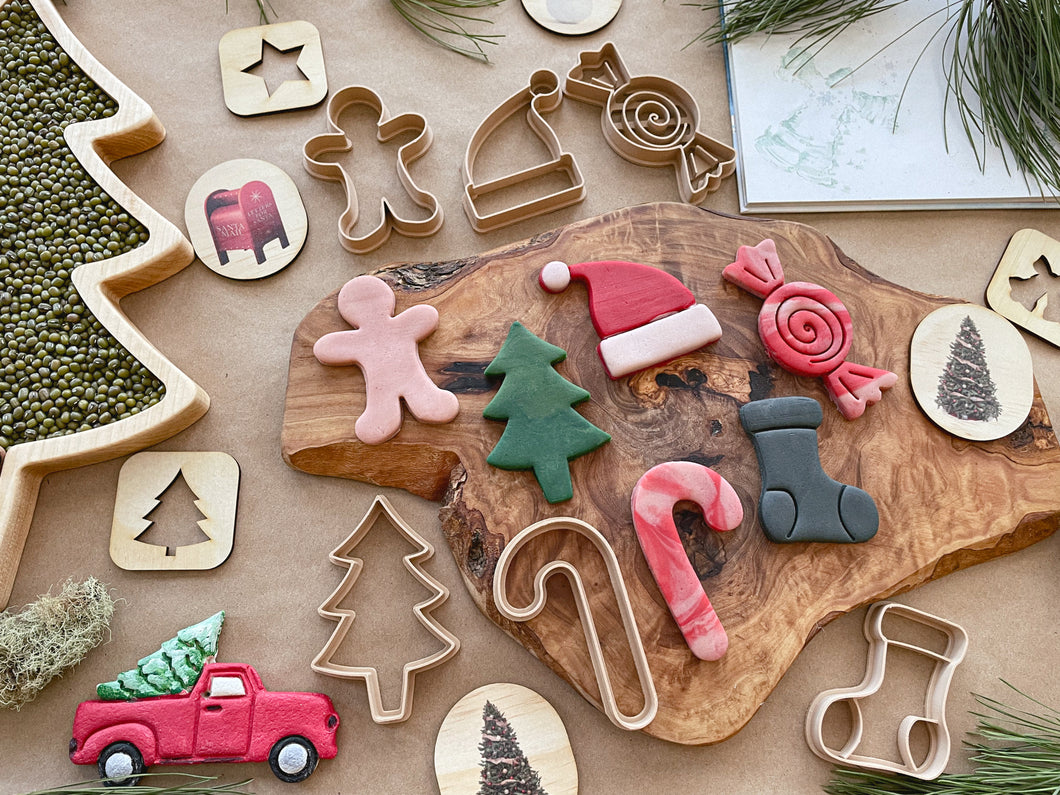 Christmas-themed Bio Dough Cutter set of 6