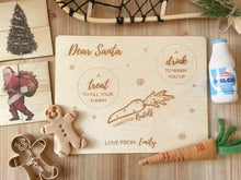 Load image into Gallery viewer, Personalized Christmas Treat Board for Santa

