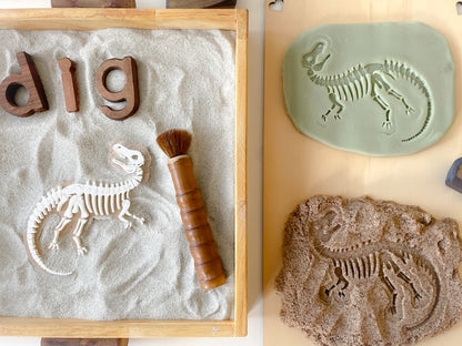 Prehistoric Fossils for Sensory Play