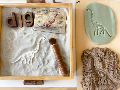 Prehistoric Fossils for Sensory Play